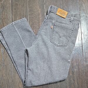 Levi's Vintage Men's Washed Grey Relaxed Fit Jeans 36x29